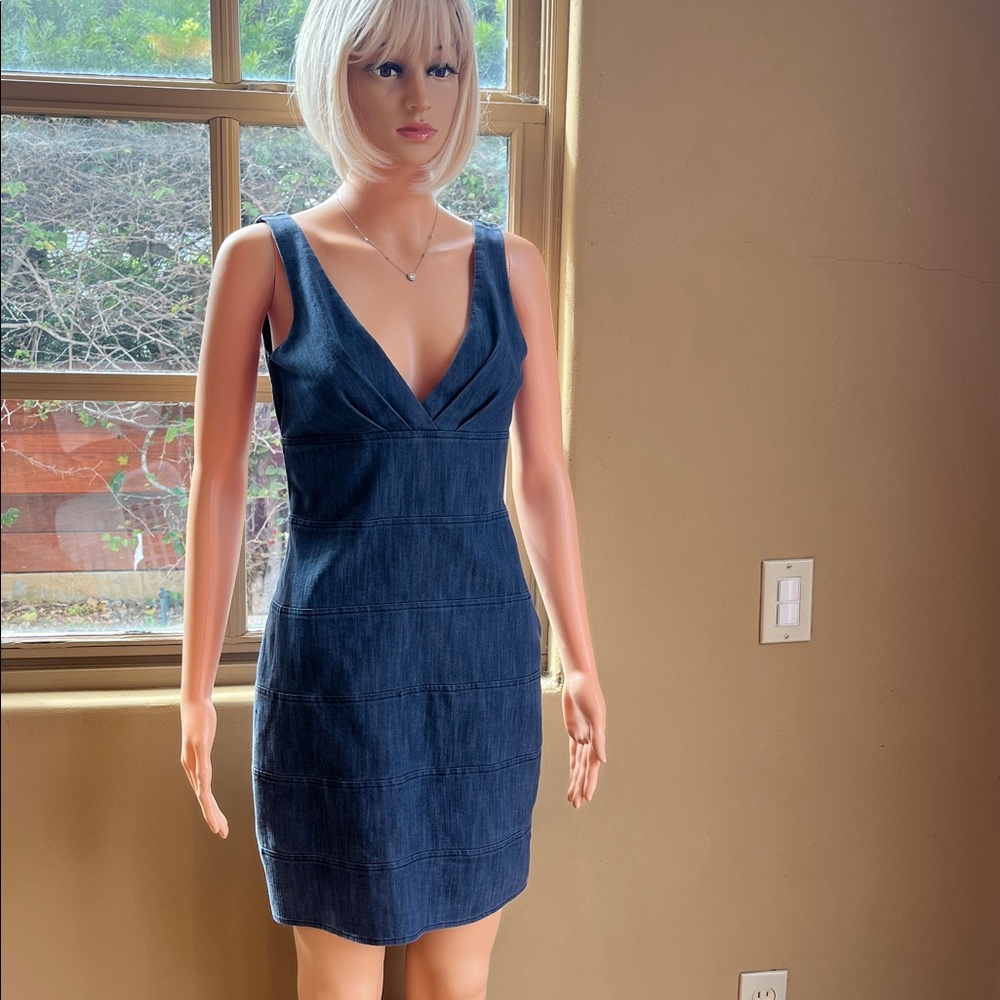 Stretch Denim Dress